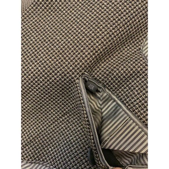 Mazzoni Tweed Blazer Mens 40R Houndstooth Gray Jacket Sportcoat - Picture 10 of 14